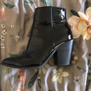 Patent Western Ankle Booties